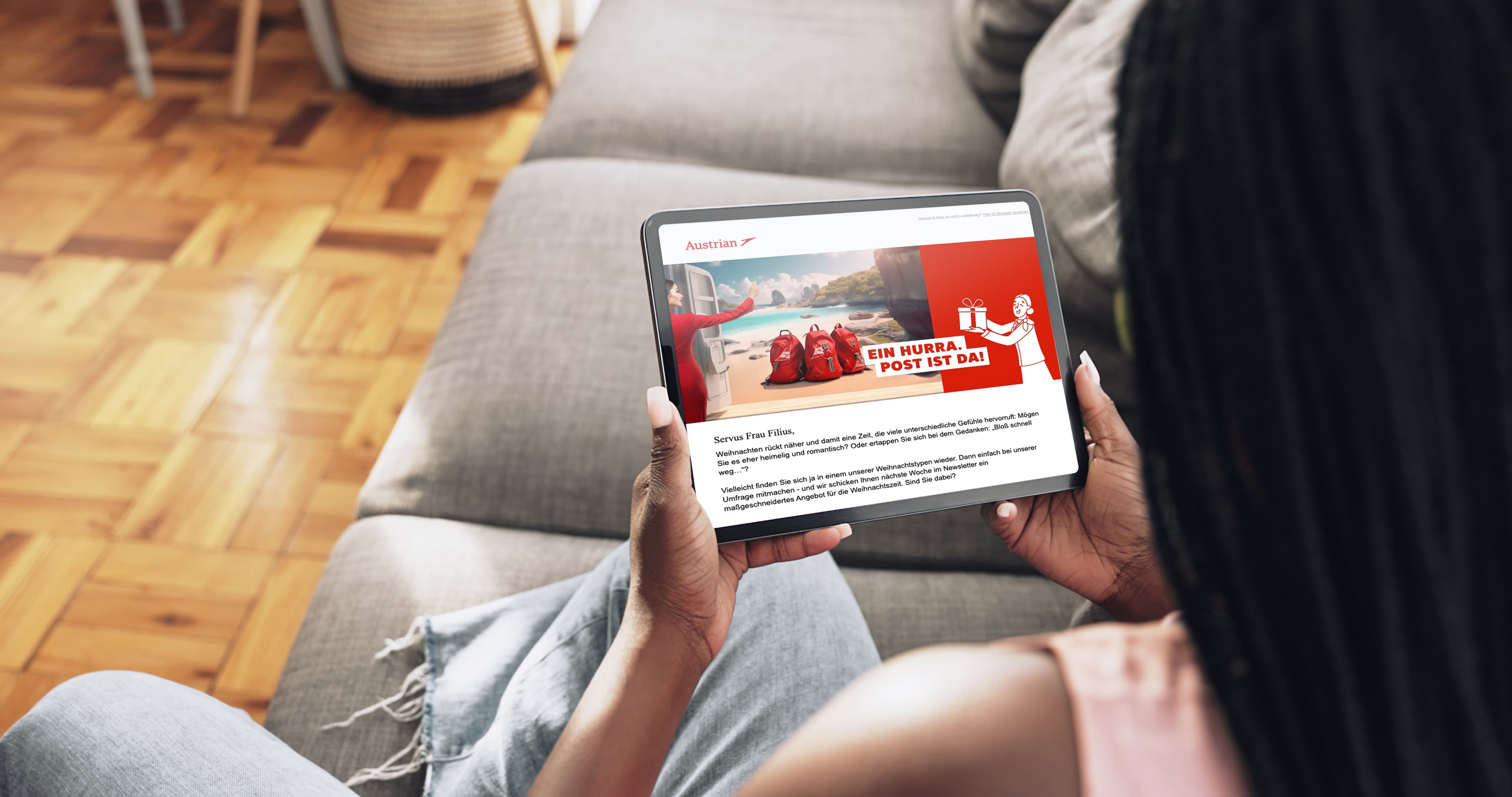 Austrian Airlines | Mock-up Tablet