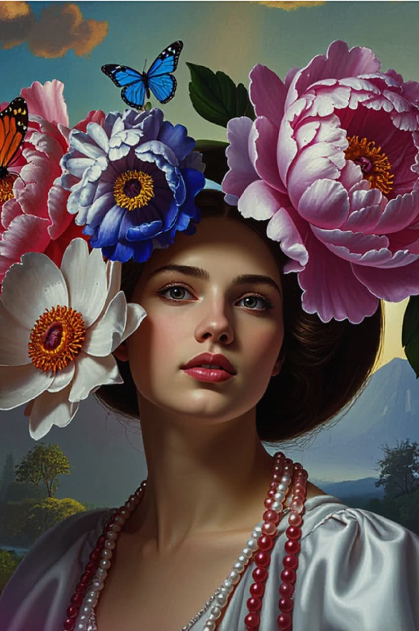 Flower Lady illustration@2x